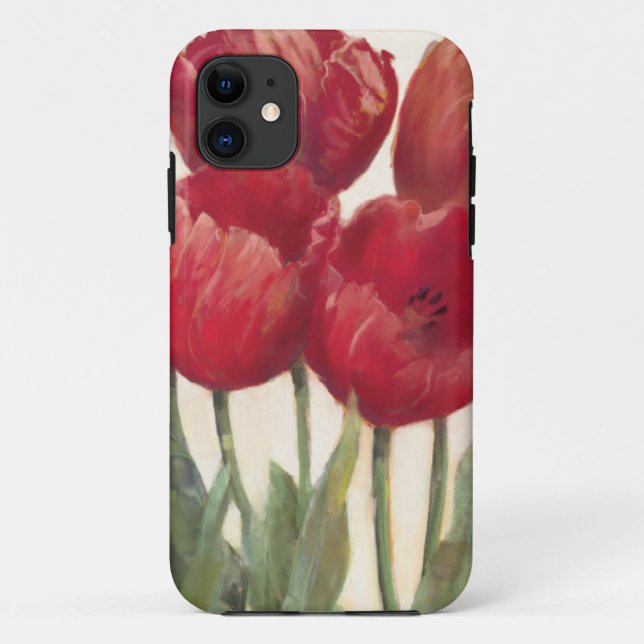 Ruby Tulips Case-Mate iPhone Case (Back)