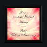 Ruby Wedding Anniversary Gift Box<br><div class="desc">Ruby Wedding Anniversary gift box for my Husband.  Theme - 40th anniversary stylish elegant Gift Box.</div>