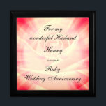 Ruby Wedding Anniversary Gift Box<br><div class="desc">Ruby Wedding Anniversary gift box for my Husband.  Theme - 40th anniversary stylish elegant Gift Box.</div>