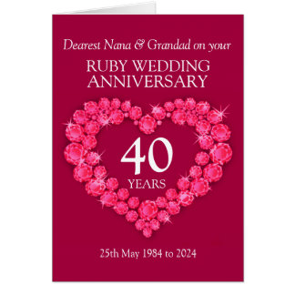  Grandparents  Anniversary  Cards Invitations Zazzle co uk