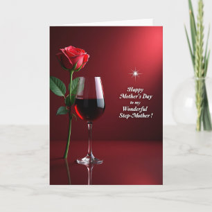 Ruby Wine Mothers Day Card