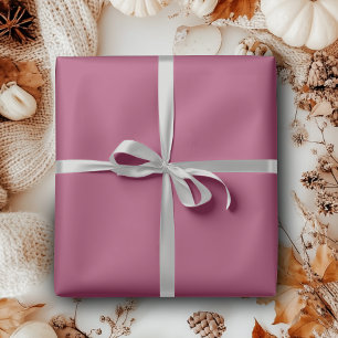Ruby Wine Solid Colour   Classic   Elegant Wrapping Paper