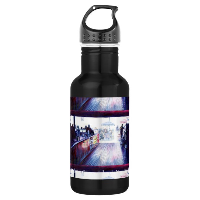 Ruby's, Coney Island, New York 532 Ml Water Bottle (Front)