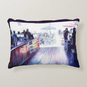 Ruby's, Coney Island, New York Decorative Cushion