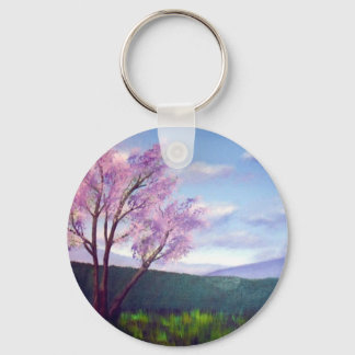 Rubys' Jacaranda Key Ring