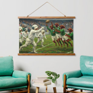 Ruck of the Irish! 🏉🍀 Hanging Tapestry
