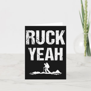 Ruck Yeah Rucksack Backpack Workout Rucking Card