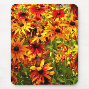 RUDBECKIA FLOWERS   MOUSE MAT