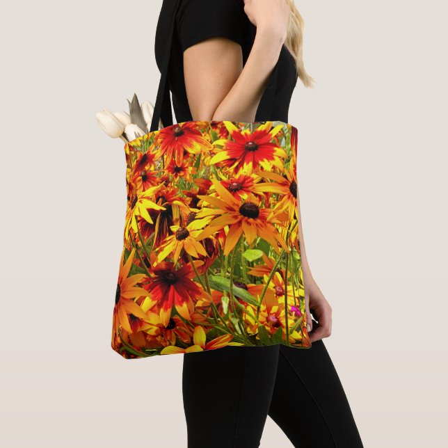 RUDBECKIA FLOWERS   TOTE BAG (Close Up)