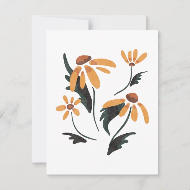 Rudbeckia Hirta Black-Eyed Susan Aesthetic Flowers (Front)