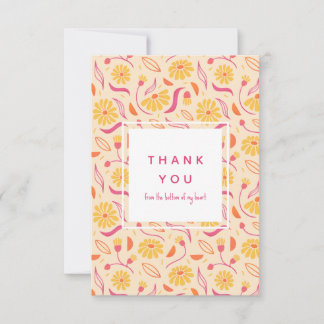 Rudbeckia Thank You Card