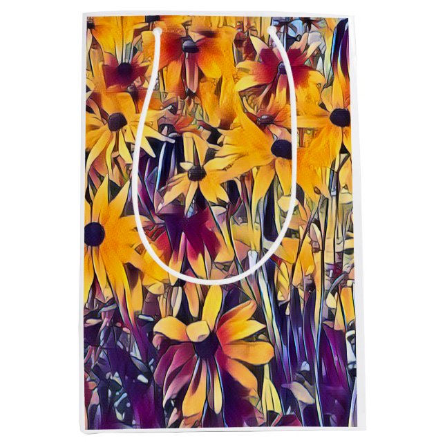RUDBECKIAS  MEDIUM GIFT BAG (Front)
