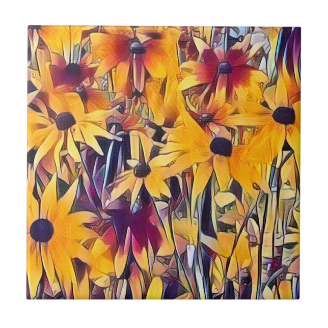 RUDBECKIAS TILE (Front)