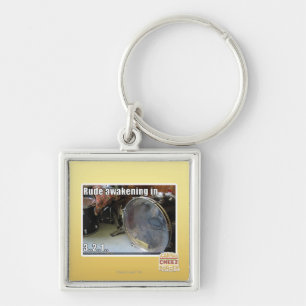 Rude awakening in key ring