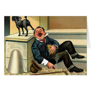RUDE AWAKENING - Vintage Dog Art
