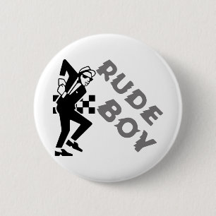 Rude Boy 6 Cm Round Badge