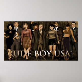 Rude Boy USA vol. 1 - Entire Cast Poster 36" x 24"