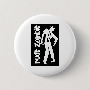 Rude Boy Zombie 6 Cm Round Badge