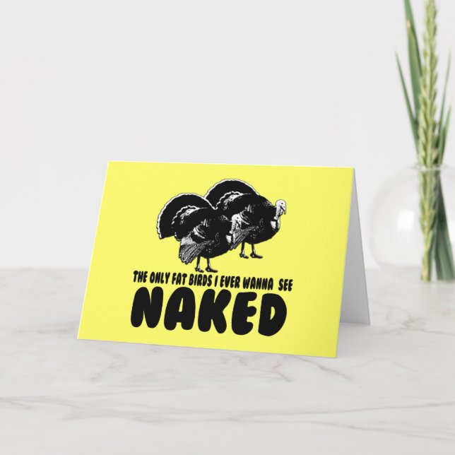 Rude chicken holiday card (Front)