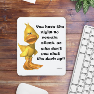 Rude Duck Mouse Mat