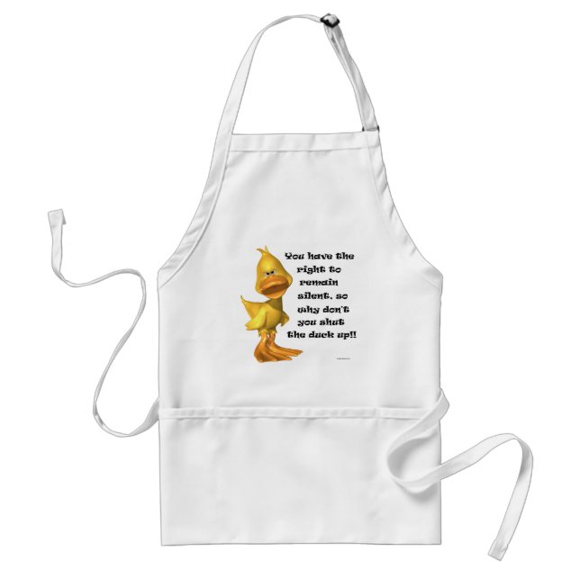 Rude Duck Standard Apron (Front)