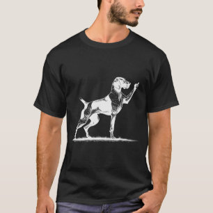 Rude Inter Dog Hole German Shorthaired Inter Dog  T-Shirt