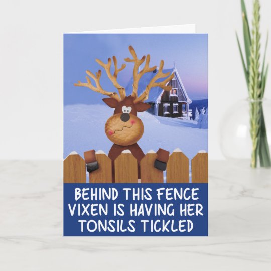 rude-reindeer-christmas-holiday-card-zazzle-co-uk