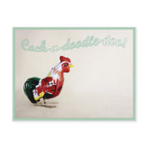 Rude Rooster Postcard