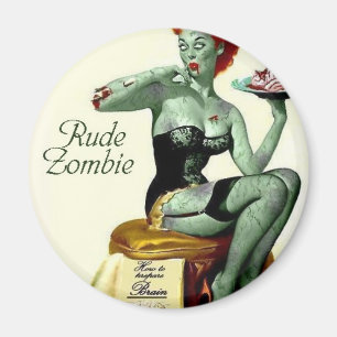 Rude Zombie "The First Bite" Magnet