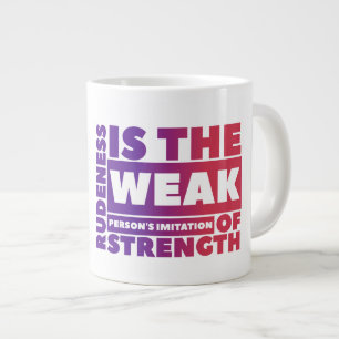 Rudeness - Jumbo Large Coffee Mug
