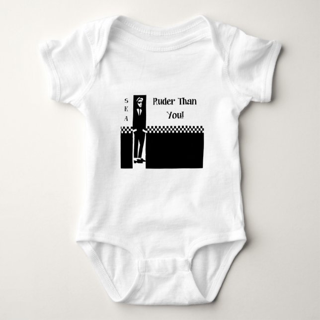 RUDER THAN YOU. BABY BODYSUIT (Front)