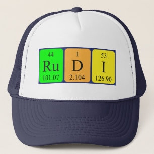 Rudi periodic table name hat