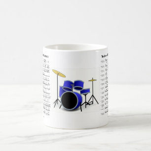 rudiments drum-kit coffee mug