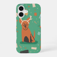 Rudog the Red-Nosed Pup iPhone 16 Case