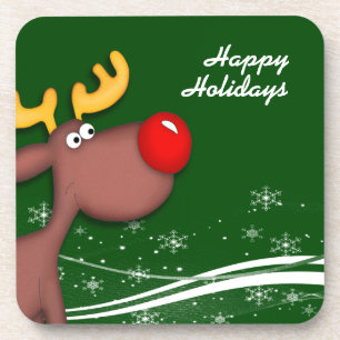 Rudolf Christmas Coaster