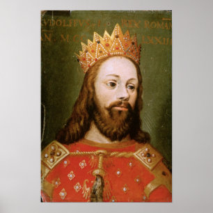 Rudolf I  uncrowned Holy Roman Emperor Poster