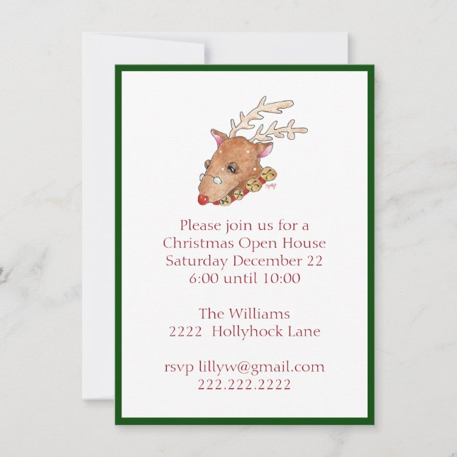 Rudolf invitation (Front)