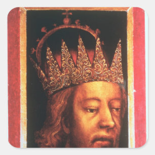 Rudolf IV, Emperor of Austria and Tyrol , c.1360 Square Sticker