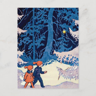 Rudolf Koivu “Brother and Sister” Postcard