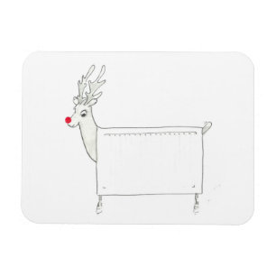 Rudolf the Red Nosed Radiator Magnet