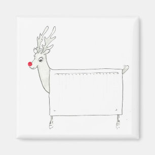 Rudolf the Red Nosed Radiator Magnet