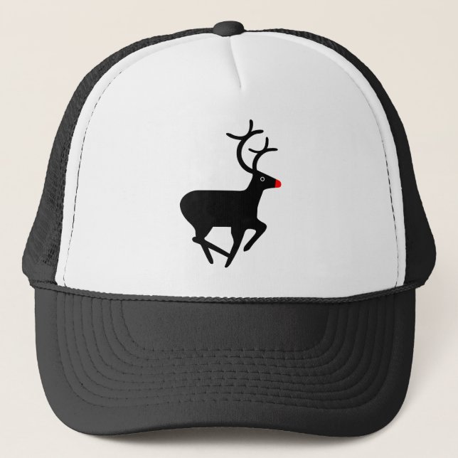Rudolf the Red Nosed Reindeer Trucker Hat (Front)
