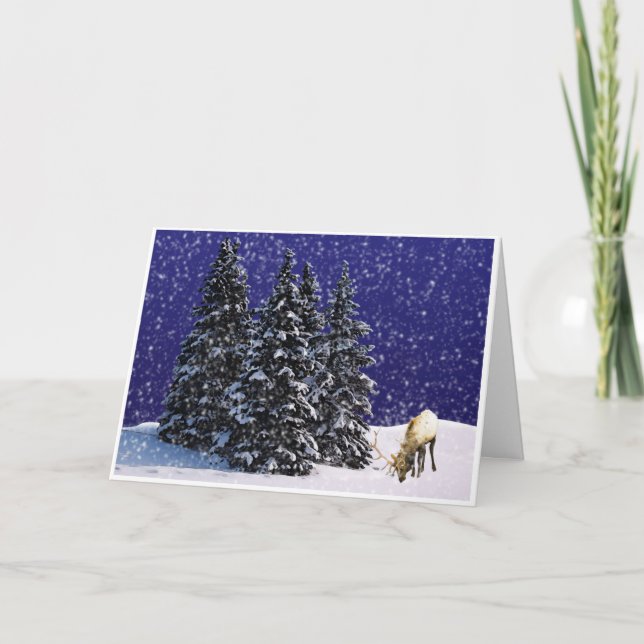 Rudolf the Reindeer Holiday Card (Front)