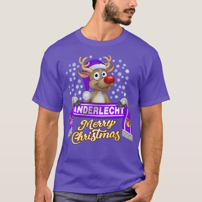 Rudolf with FanSjaal Anderlecht T-Shirt (Front)