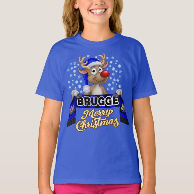 Rudolf with FanSjaal Brugge T-Shirt (Front)