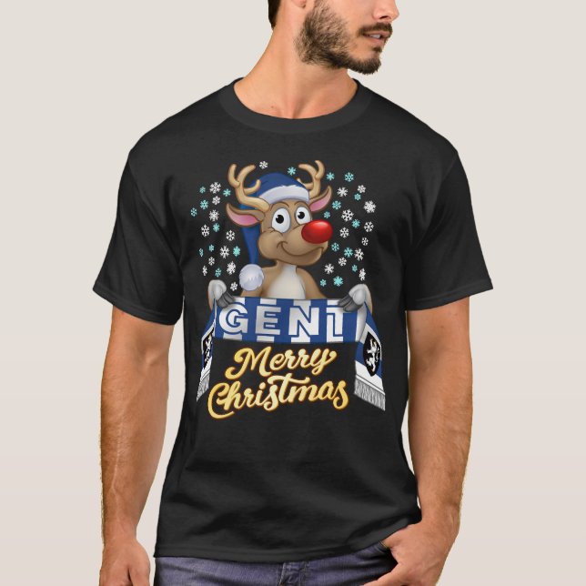 Rudolf with FanSjaal Gent T-Shirt (Front)