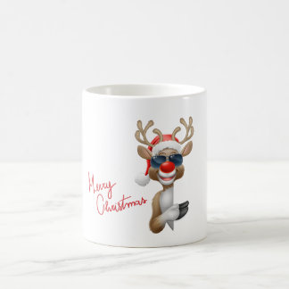 Rudolf with glasses coffee mug