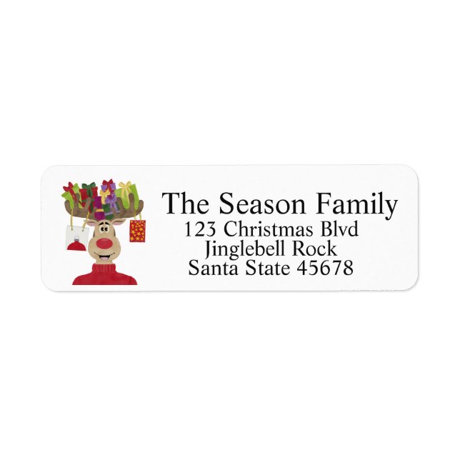 Rudolph Christmas Gifts Reindeer (Front)