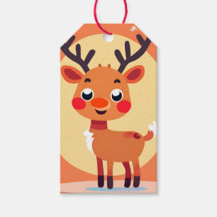 Rudolph Christmas Holiday Gift Tag