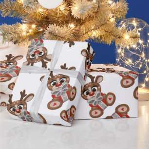 Rudolph Christmas Wrapping Paper